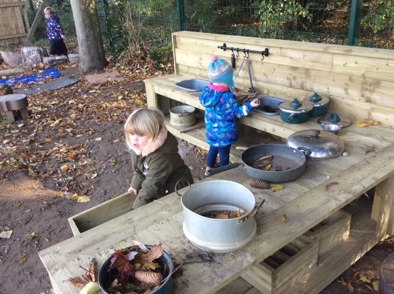 the mud kitchen